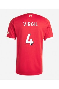 Liverpool Virgil van Dijk #4 Jalkapallovaatteet Kotipaita 2025-26 Lyhythihainen